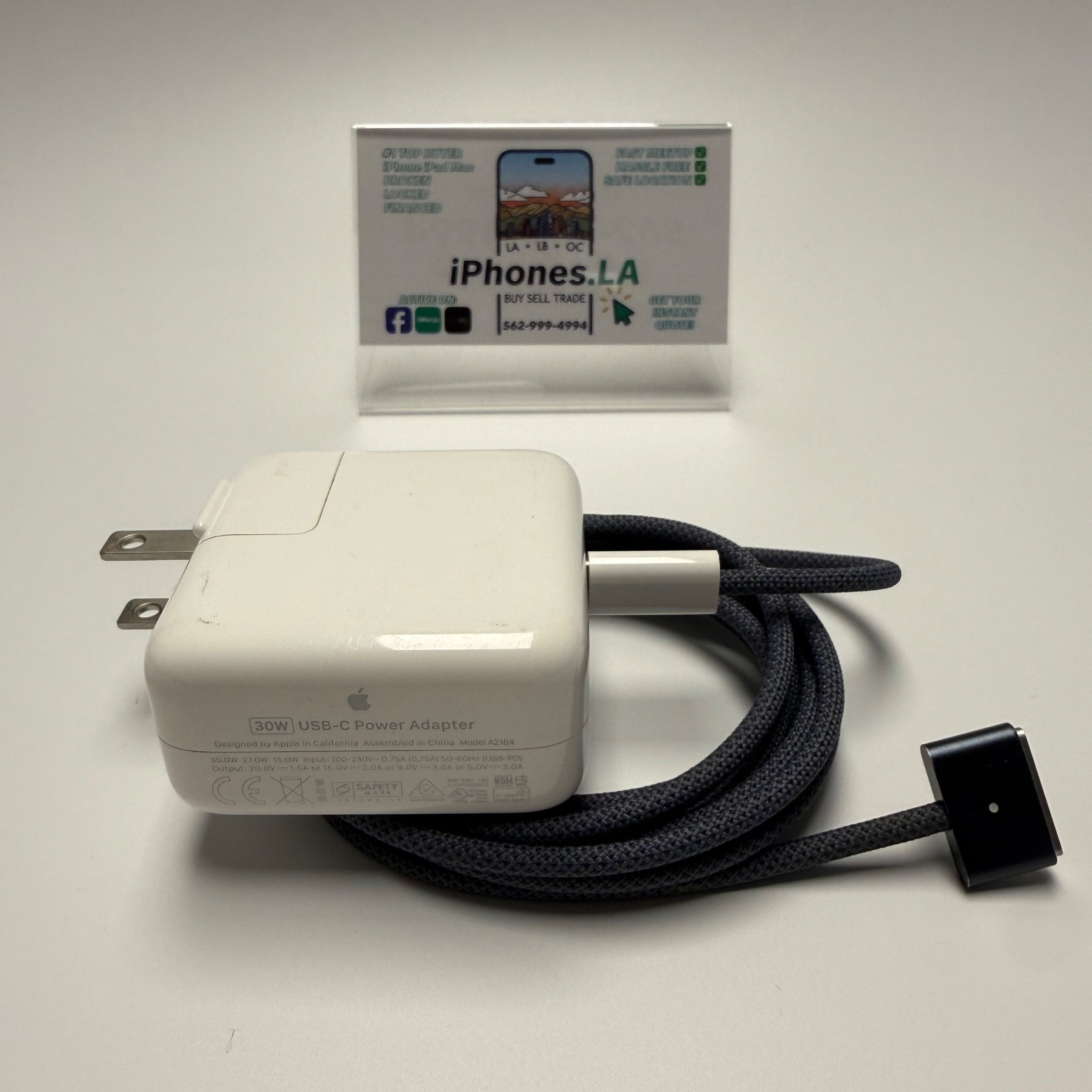 Apple MagSafe 3 Charger and 35W Power Adapter Used, Midnight