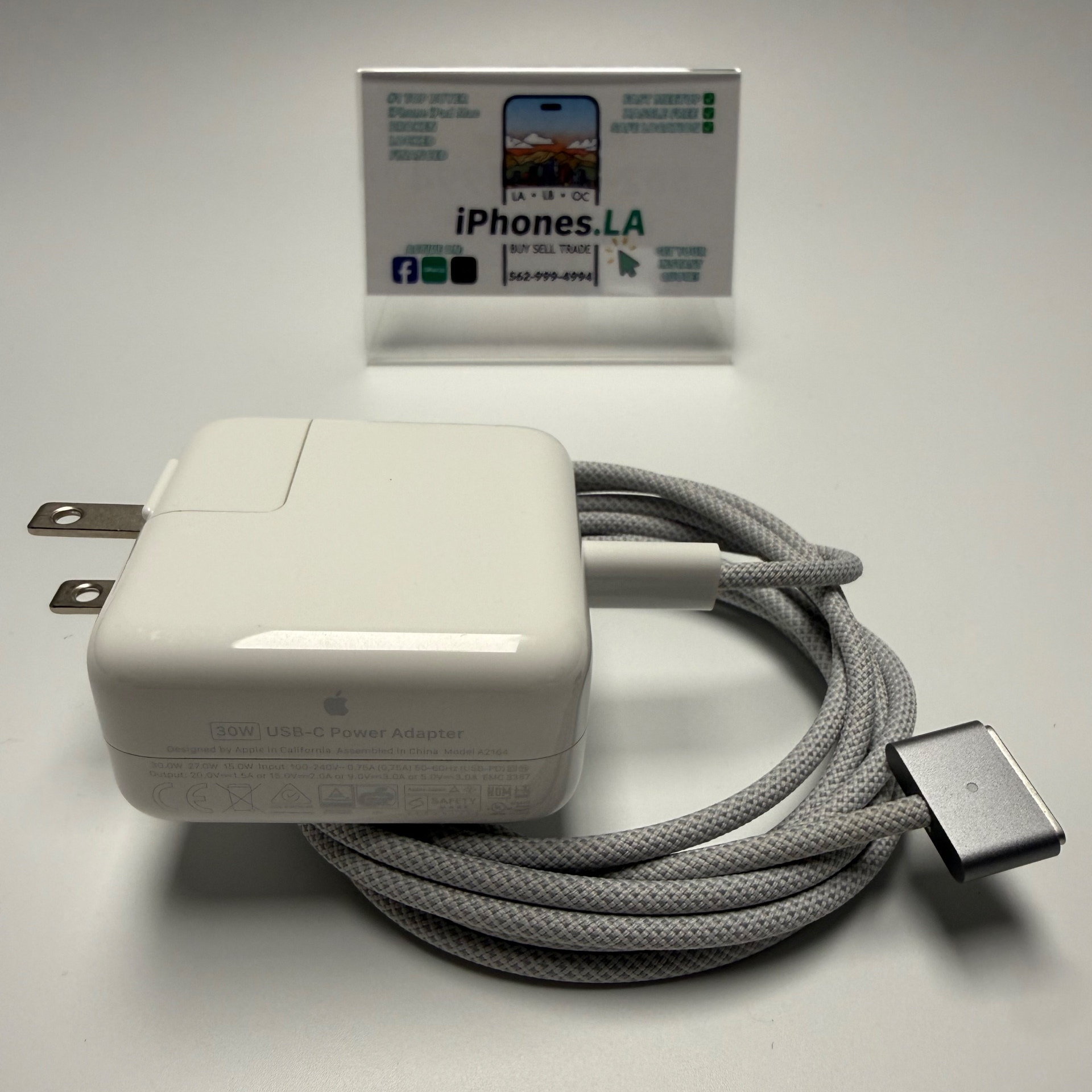 Apple MagSafe 3 Charger and 35W Power Adapter Used, Space Gray