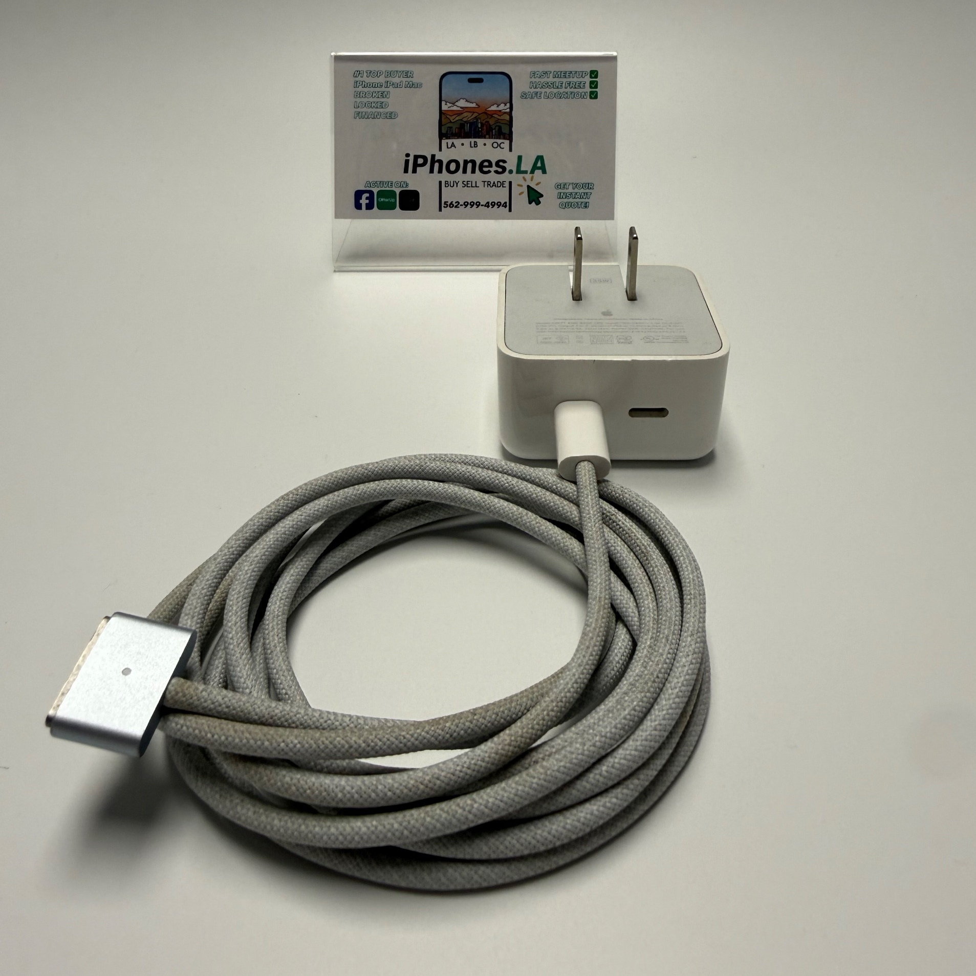 Apple MagSafe 3 Charger and 30W Dual type-c Power Adapter Used, Sky Blue